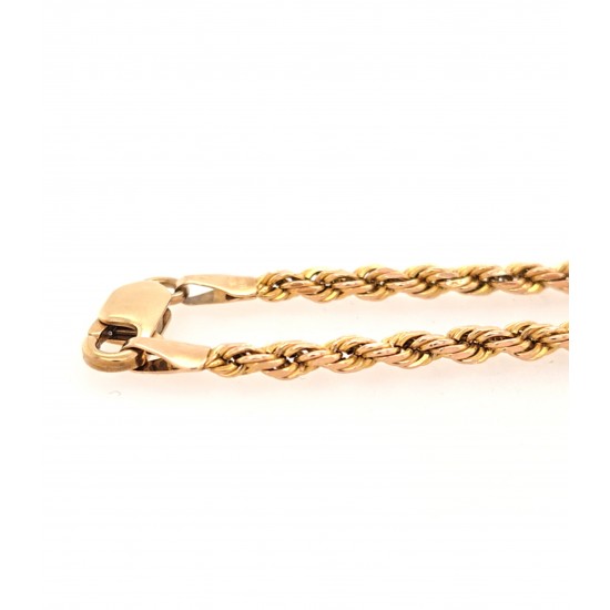 Pre Owned 9ct Rope Chain ZX717 Pre Owned 9ct Rope Chain ZX717